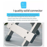 All Aluminum Alloy Outdoor Folding Table And Chair Set Combination Portable Field Camping Picnic Self Driving Barbecue Camping Vehicle Mounted Table