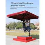 Large Security Sentry Box Umbrella Station Sentry Platform Sunshade Umbrella Community Property Outdoor Umbrella Square 2.5m Umbrella