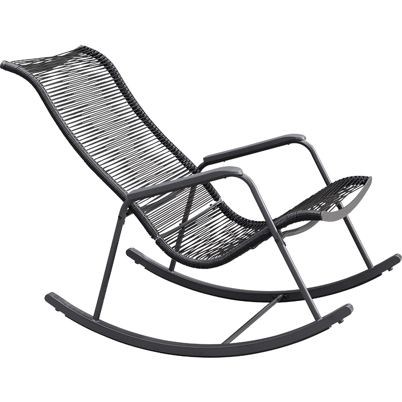 Lounge Chair Rocking Chair Adult Lazy Leisure Balcony Carefree Chair Rattan Woven Master Chair Rocking Chair Darwin Rocking Chair
