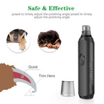 Dog Nail Grinder Premium Electric Painless Pet Nail Trimmer with Low Noise Professional Paws Grooming & Smoothing Claw Care for Small Medium Large Pets