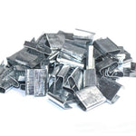 32mm Iron Sheet Packing Belt Packing Buckle Blue Galvanized Manual Packing Buckle 1kg Packing Steel Strip
