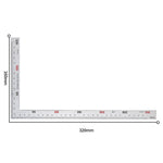 Deli 30 Pieces Steel Angle Ruler 150*300mm DL7130